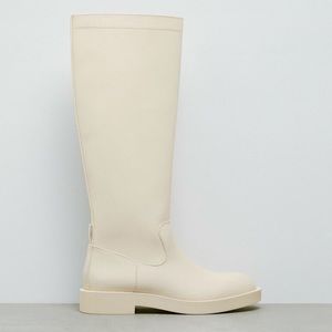Zara rubberized boots. New in box and never worn size 7.5 (fits like sz 7)